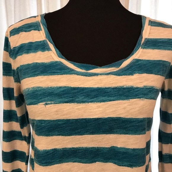 Aeropostale Breton Striped Long Sleeve Tee Medium - Picture 2 of 8